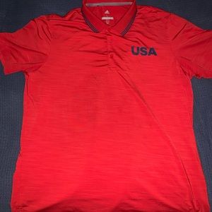 Adidas USA Golf Polo